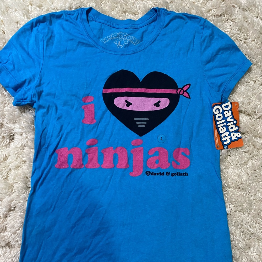David & Goliath I <3 ninjas tee